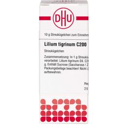 LILIUM TIGRINUM C 200 Globuli 10 g