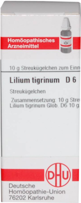 LILIUM TIGRINUM D 6 Globuli 10 g