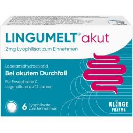 LINGUMELT akut 2 mg Lyophilisat zum Einnehmen 6 St.