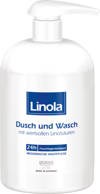 LINOLA Dusch und Wasch m.Spender 500 ml