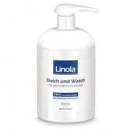 LINOLA Dusch und Wasch m.Spender 500 ml Duschgel