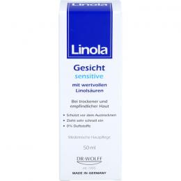 LINOLA Gesicht sensitive Creme 50 ml
