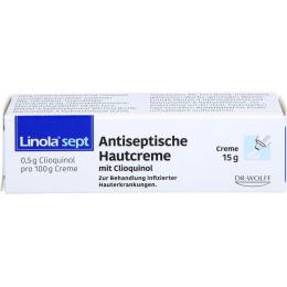 LINOLA sept Antiseptische Hautcreme mit Clioquinol 15 g