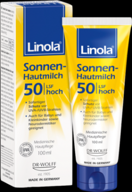 LINOLA Sonnen-Hautmilch LSF 50 100 ml