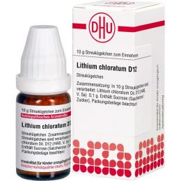 LITHIUM CHLORATUM D 12 Globuli 10 g