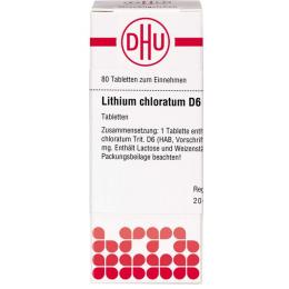 LITHIUM CHLORATUM D 6 Tabletten 80 St.