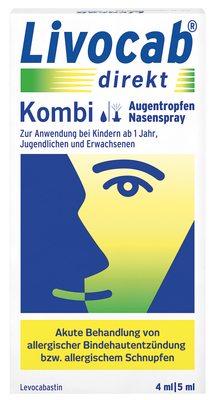 LIVOCAB direkt Kombi 4 ml Augentr.+5 ml Nasenspray 1 P