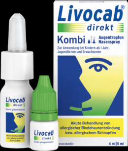 LIVOCAB direkt Kombi 4 ml Augentr.+5 ml Nasenspray 1 P