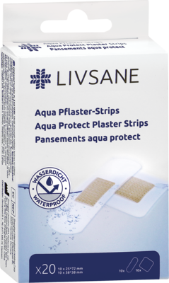 LIVSANE Aqua Pflasterstrips 2 Gren 20 St