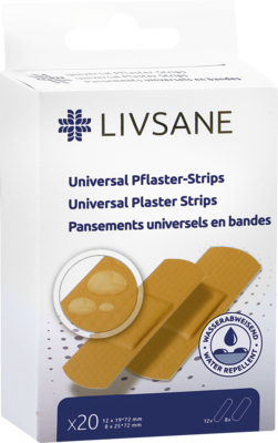 LIVSANE Universal Pflasterstrips 2 Gren 20 St