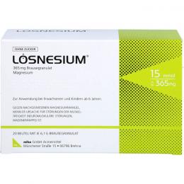 LÖSNESIUM Brausegranulat Btl. 20 St.
