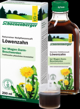 LÖWENZAHN SAFT Schoenenberger 200 ml