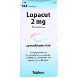 LOPACUT 2 mg Filmtabletten 10 St.