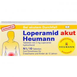 LOPERAMID akut Heumann Tabletten 10 St.