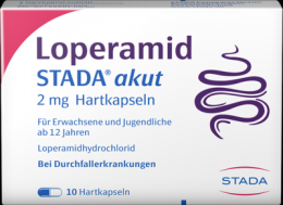 LOPERAMID STADA akut 2 mg Hartkapseln 10 St