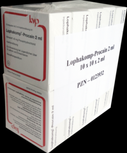 LOPHAKOMP Procain 2 ml Injektionslsung 100X2 ml