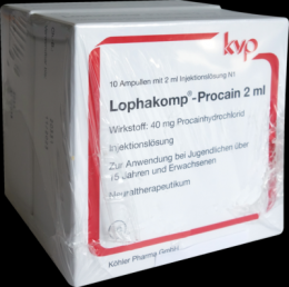LOPHAKOMP Procain 2 ml Injektionslsung 20X2 ml
