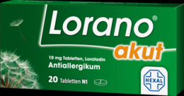 LORANO akut Tabletten 20 St
