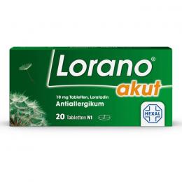 LORANO akut Tabletten 20 St.