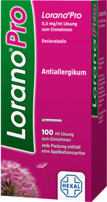 LORANOPRO 0,5 mg/ml Lösung zum Einnehmen 100 ml