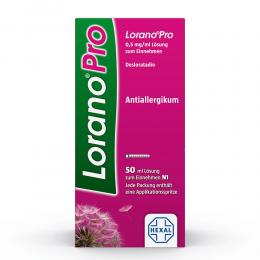 LORANOPRO 0,5 mg/ml Lösung zum Einnehmen 50 ml Lösung zum Einnehmen