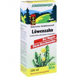 LOWENZAHNSAFT SCHOENENBERGER 200 ml Saft