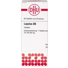 LUPULUS D 6 Tabletten 80 St.