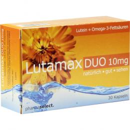 Ein aktuelles Angebot für LUTAMAX Duo 10 mg Kapseln 30 St Kapseln Nahrungsergänzung - jetzt kaufen, Marke medphano Arzneimittel GmbH.