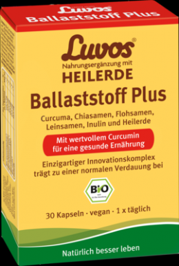 LUVOS Heilerde Bio Ballaststoff Plus Kapseln 16,7 g