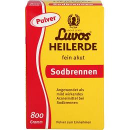 LUVOS Heilerde fein akut Sodbrennen Pulver 800 g