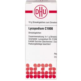 LYCOPODIUM C 1000 Globuli 10 g