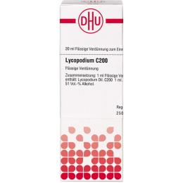 LYCOPODIUM C 200 Dilution 20 ml