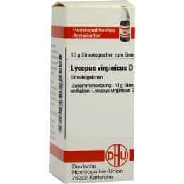 LYCOPUS VIRGINICUS D 12 Globuli 10 g Globuli