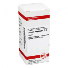 LYCOPUS VIRGINICUS D 4 Tabletten 80 St