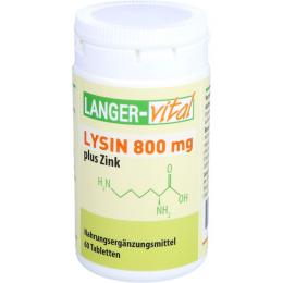 LYSIN 800 mg+Zink Tabletten 60 St. (72 g)