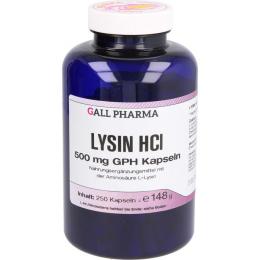LYSIN HCL 500 mg GPH Kapseln 250 St.