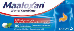 MAALOXAN 25 mVal Kautabletten 100 St