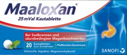 MAALOXAN 25 mVal Kautabletten 20 St