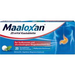 MAALOXAN 25 mVal Kautabletten 20 St.