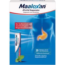 MAALOXAN 25 mVal Suspension 200 ml