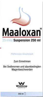 MAALOXAN 25 mVal Suspension 250 ml