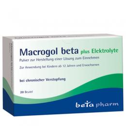 MACROGOL beta plus Elektrolyte Plv.z.H.e.L.z.Einn. 20 St