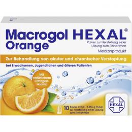 MACROGOL HEXAL Orange Plv.z.Her.e.Lsg.z.Einn.Btl. 10 St.