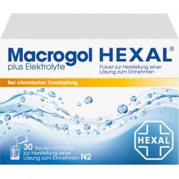 MACROGOL HEXAL plus Elektrolyte Plv.z.H.e.L.z.E. 30 St.