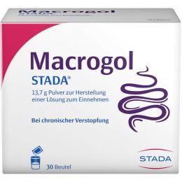 MACROGOL STADA 13,7 g Plv.z.Her.e.Lsg.z.Einnehmen 30 St.