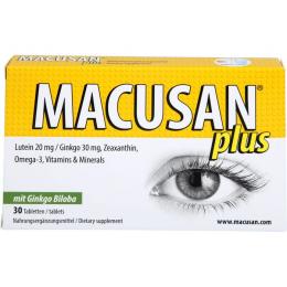 MACUSAN plus Tabletten 30 St. (17,4 g)