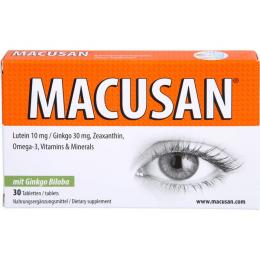 MACUSAN Tabletten 30 St. (18,9 g)