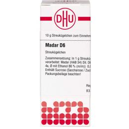 MADAR D 6 Globuli 10 g