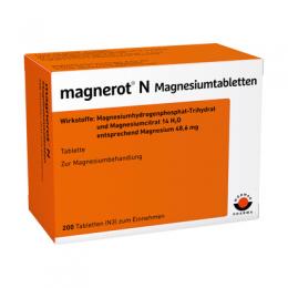 MAGNEROT N Magnesiumtabletten 200 St