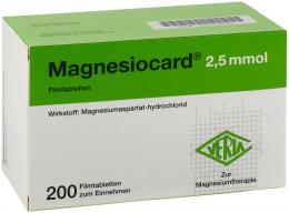 Magnesiocard 2,5mmol Filmtabletten 200 St Filmtabletten